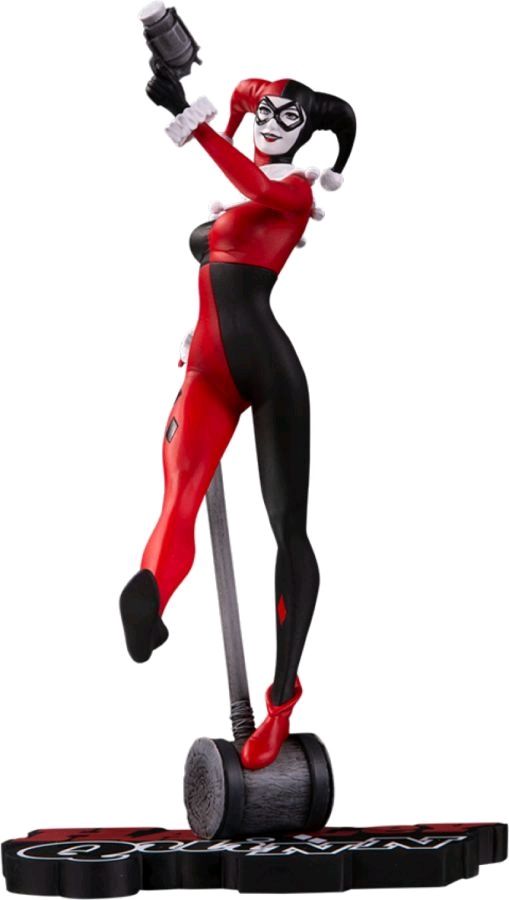 Batman - Harley Quinn Red, White & Black by Stanley Lau Statue