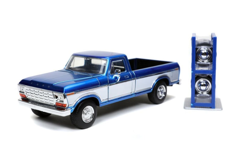 Just Trucks - Ford F-150 1979 Blue 1:24 Scale Diecast Vehicle