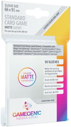 Gamegenic Matte Sleeves: Standard
