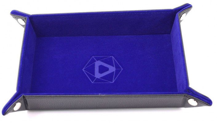 Die Hard Dice Folding Rectangle Tray - Blue Velvet