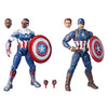 Avengers Marvel Legends - Captain America Sam Wilson & Steve Rogers 6 Inch Action Figure 2 Pack