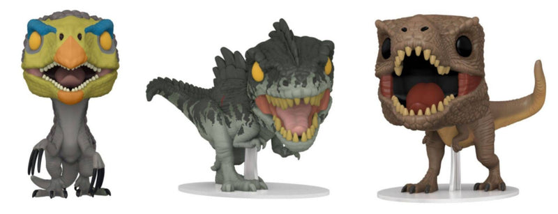 Jurassic World 3: Dominion - Dinosaurs (US Exclusive) Pop! Vinyl Figure 3 Pack 
