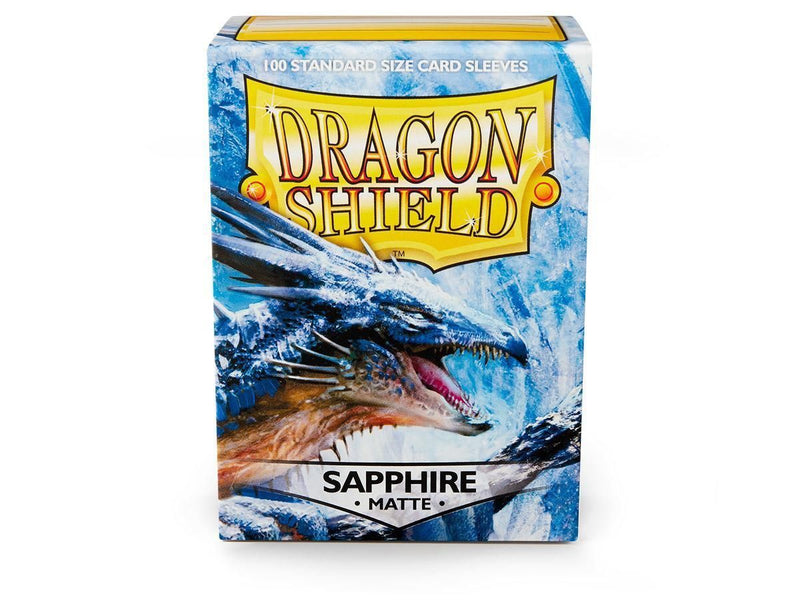 Dragon Shield: Sapphire Matte Sleeves 100 (Standard Size)