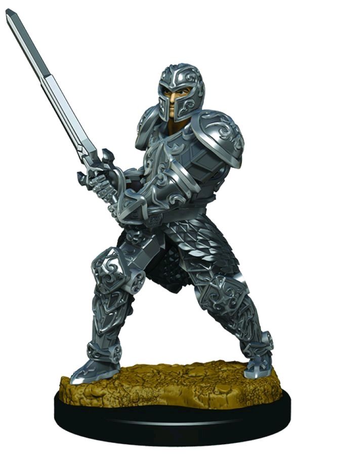 Dungeons & Dragons - Icons of the Realms Male Human Fighter Premium Miniature