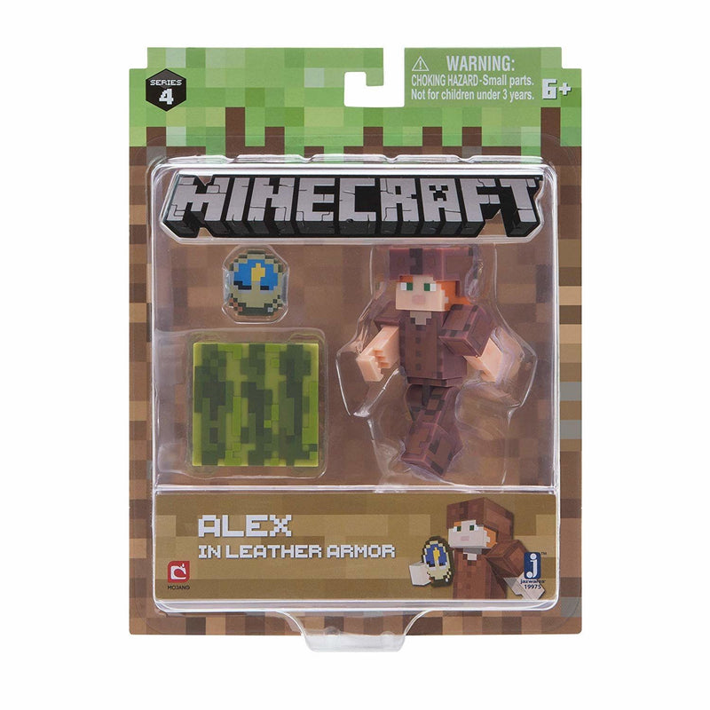 Minecraft - Series 4 Alex in Leather Armor Action Figure
