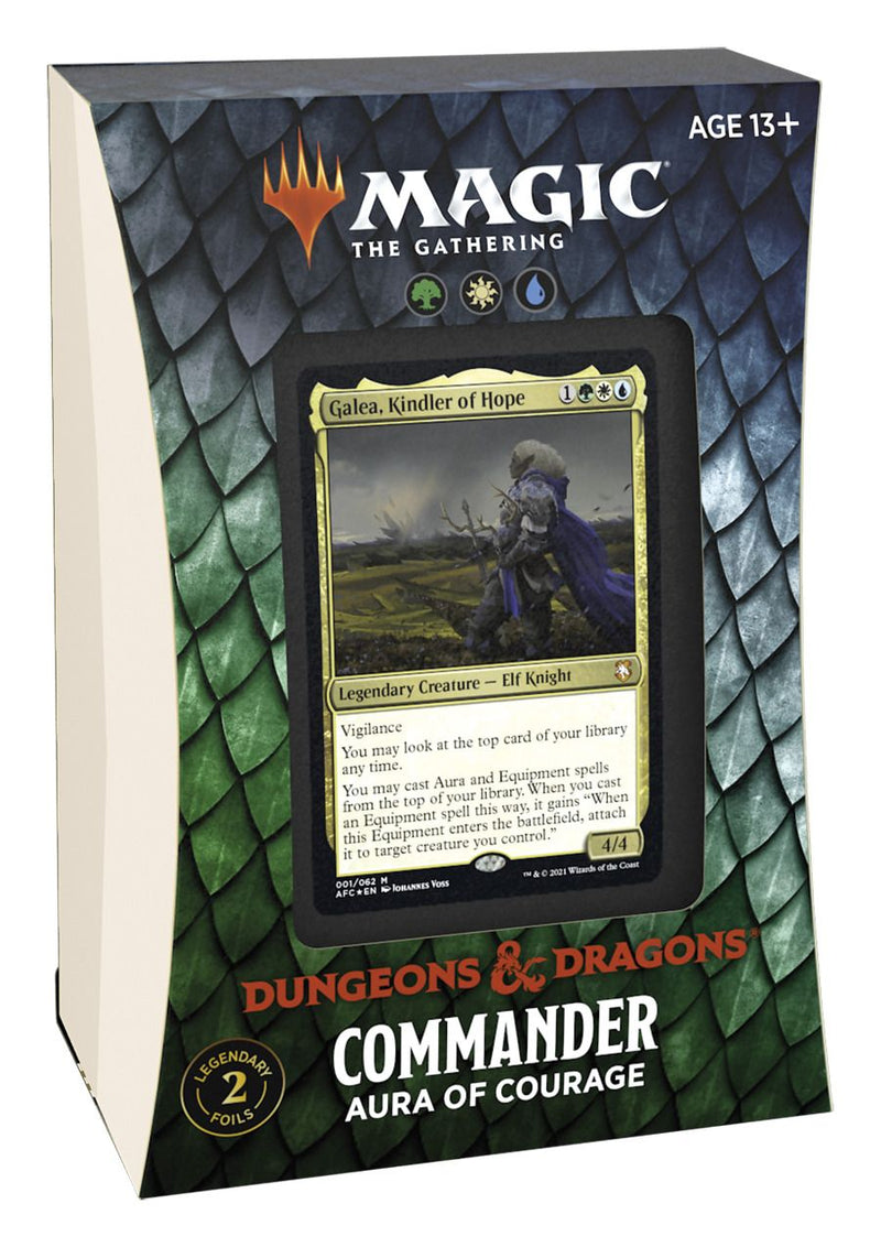 Magic the Gathering: Adventures in the Forgotten Realms - Aura of Courage Commander Deck