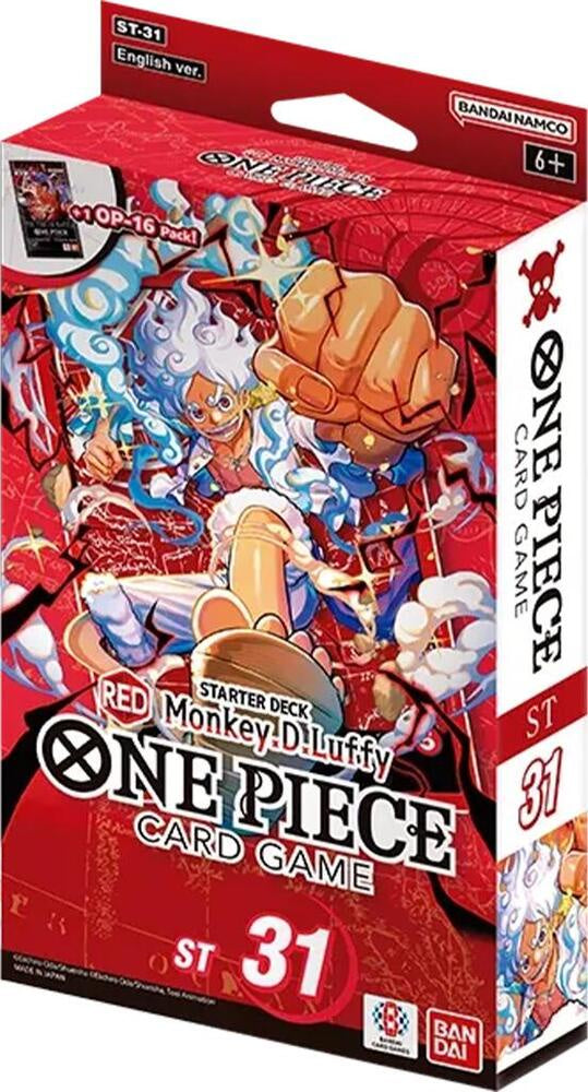 One Piece Card Game: Starter Deck Display – Red Monkey D. Luffy [ST-31]