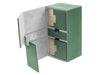 Ultimate Guard Twin Flip n Tray Deck Case 200+ Standard Size XenoSkin Green Deck Box