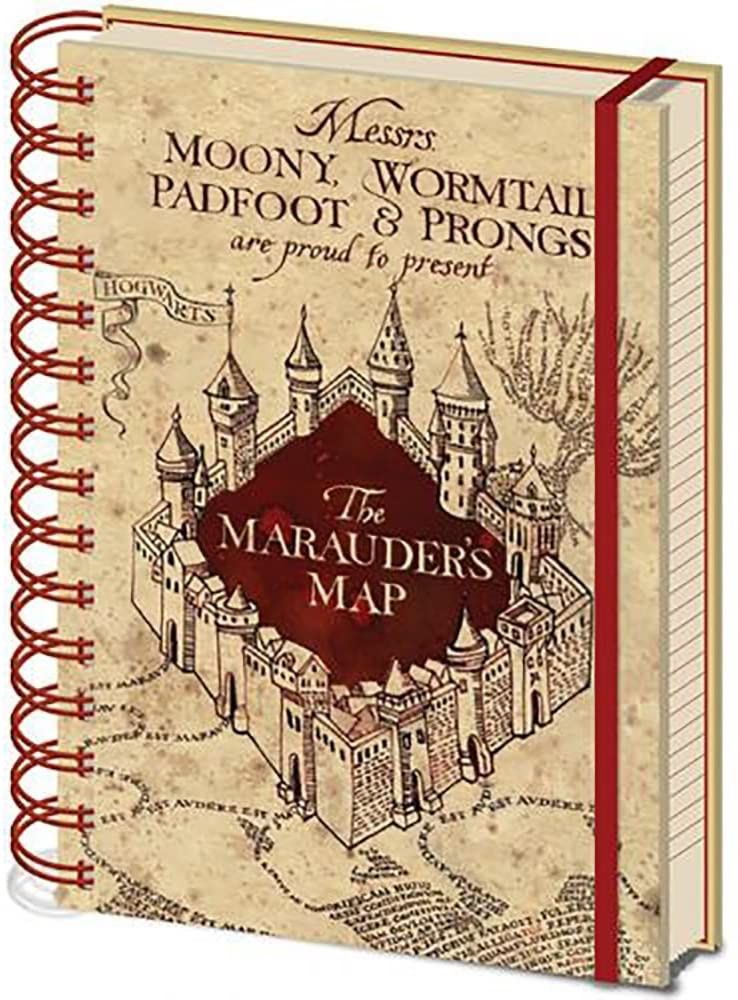 Harry Potter - Marauders Map Licensed Wiro Notebook