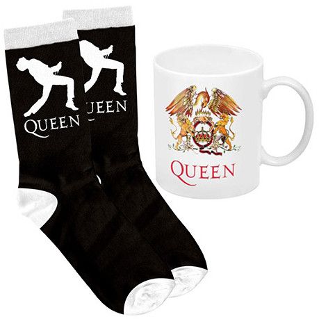 Queen - Queen Logo Coffee Mug and Sock Pack