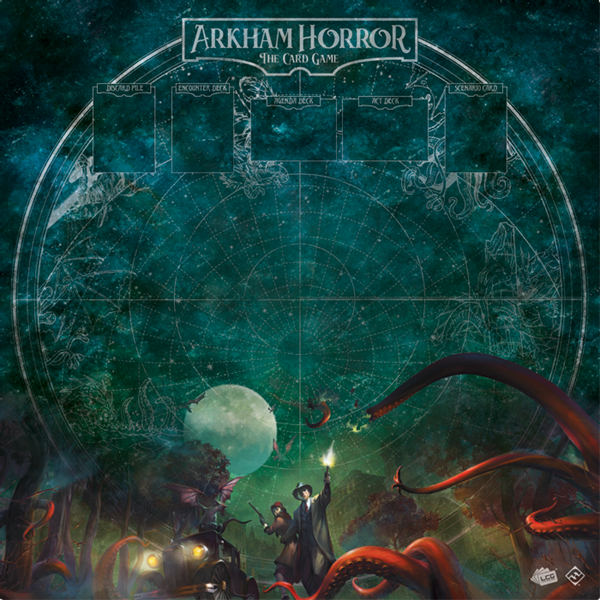 Arkham Horror Countless Terrors 1-4 Players Playmat