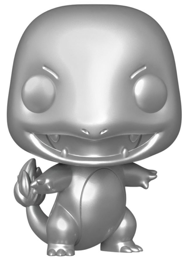 Pokemon - Charmander Silver Metallic (US Exclusive) Pop! Vinyl Figure