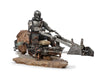 Star Wars: The Mandalorian - Mandalorian on Speederbike Deluxe 1:10 Scale Statue