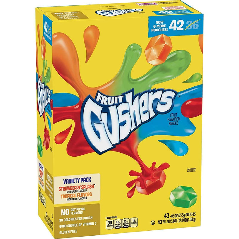 Fruit Gushers Variety Pack 6 Pouches