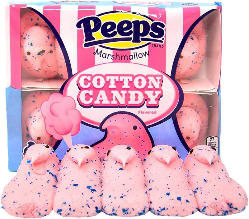 PEEPS®: 10ct Cotton Candy Flavored Marshmallow Chicks