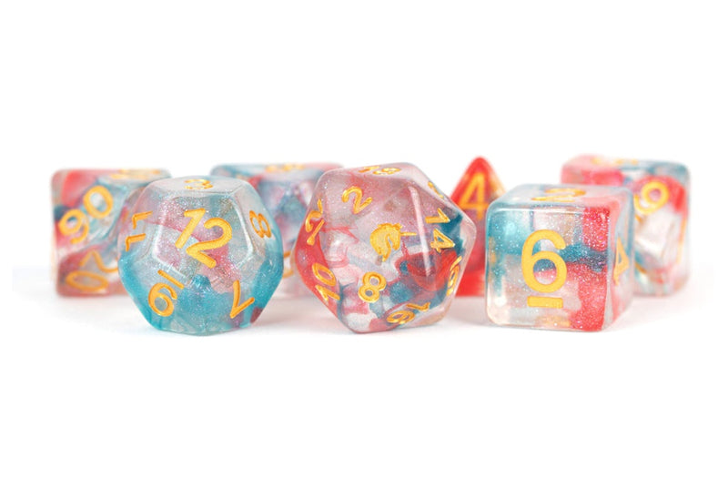 MDG - 16mm Resin Polyhedral Dice Set - Unicorn Astral Swell