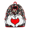 Mickey Mouse - Mickey and Minnie Heart Hands Mini Backpack