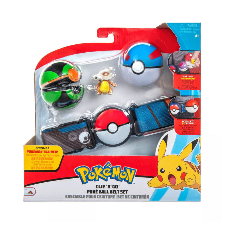 Pokemon - Clip 'N' Go Poke Ball Belt Set: Cubone