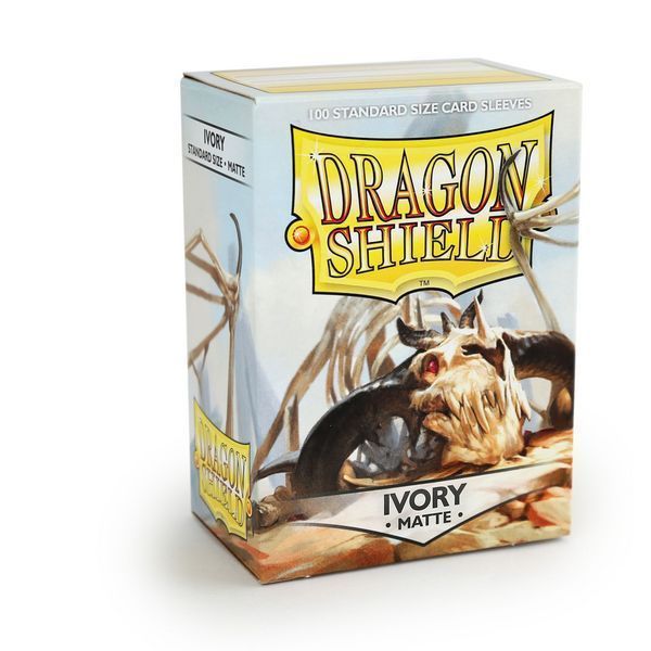 Dragon Shield: Ivory Matte Sleeves 100 (Standard Size)
