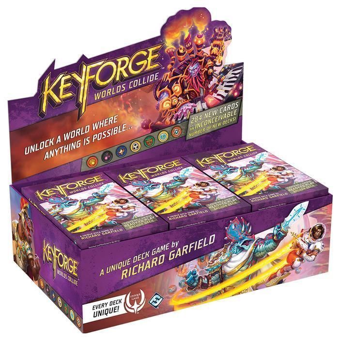 Keyforge Worlds Collide Deck Display