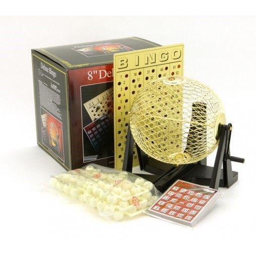 Bingo Cage Deluxe 75 Balls 8''