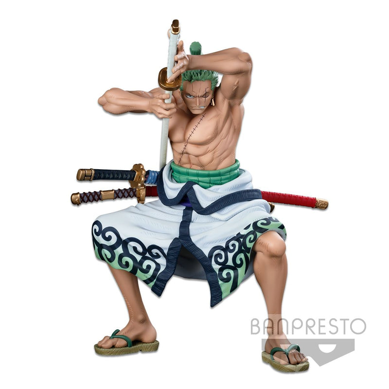 One Piece - Banpresto World Figure Colosseum 3 Super Master Stars Piece The Roronoa Zoro [The Brush]