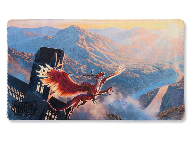 Playmat - Dragon Shield - Case and Coin - Crimson Logi