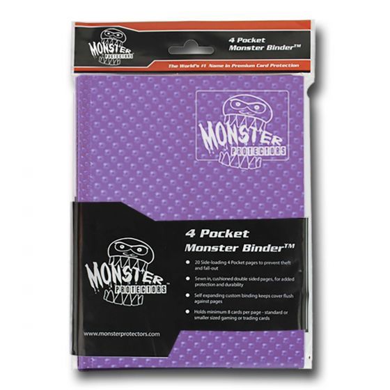 Monster 4-Pocket Folder: Purple Holo