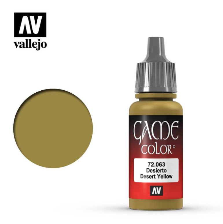 Vallejo Game Colour - Desert Yellow 17 ml