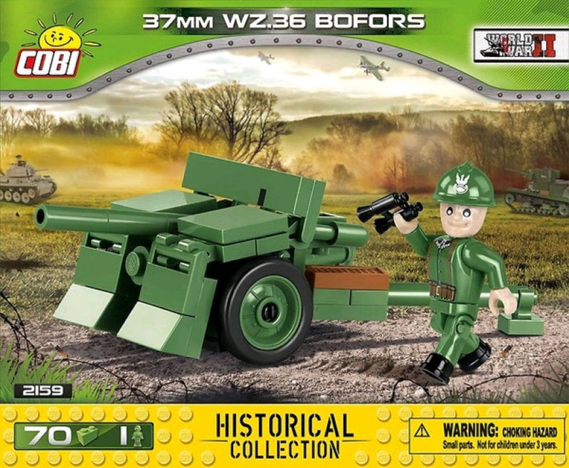 World War II - 37mm WZ36 Bofors (70 pieces)