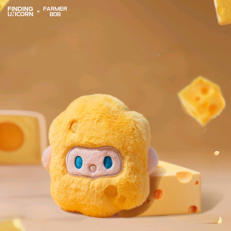 Finding Unicorn: Farmer Bob - Plush Keychain - Cheese Bob