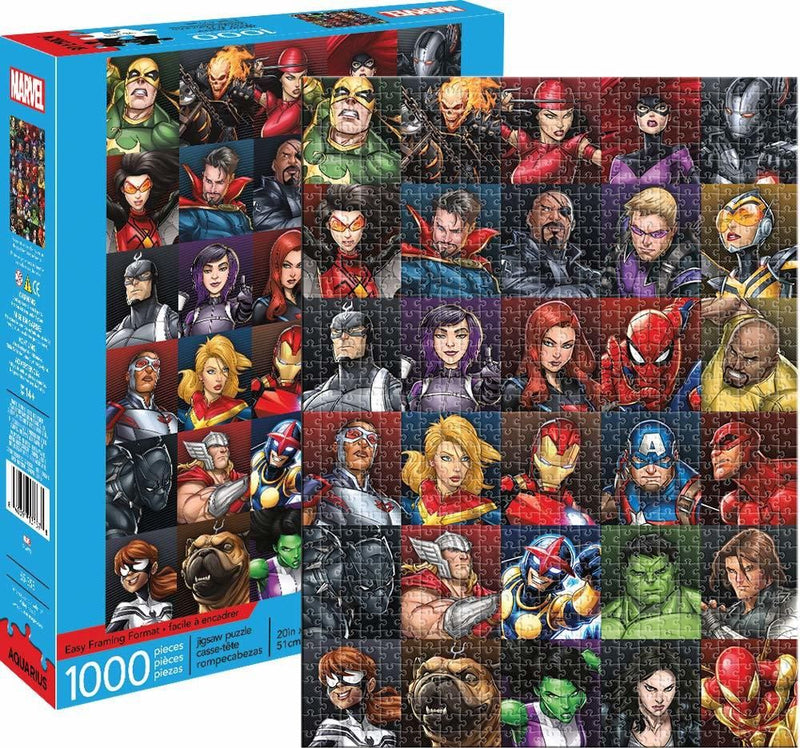 Marvel Heroes Collage 1000pc Puzzle