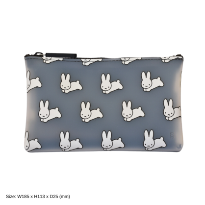 Miffy: Zipper Pouch - Black Clear