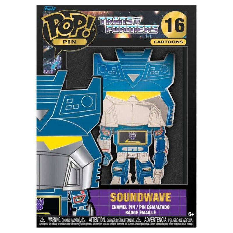 Transformers (TV) - Soundwave 4in Pop! Enamel Pin