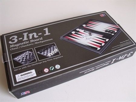 3 in 1 Chess/Checkers/Backgammon 12.5''