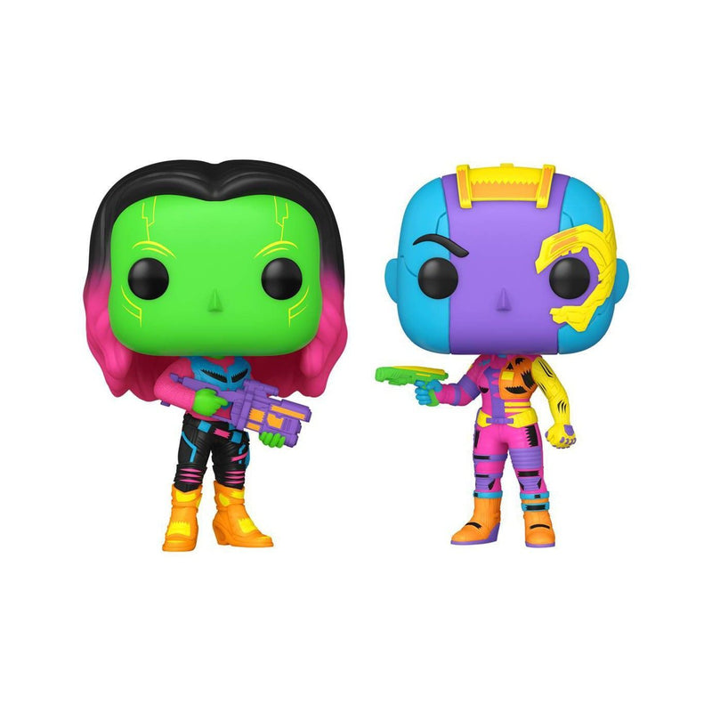 Marvel Comics - Gamora & Nebula Black Light (US Exclusive) Pop! 2-Pack