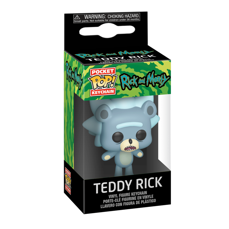 Rick and Morty - Teddy Rick Pop! Keychain