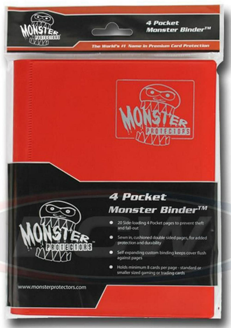 MONSTER 9-Pocket Folder Red Matte