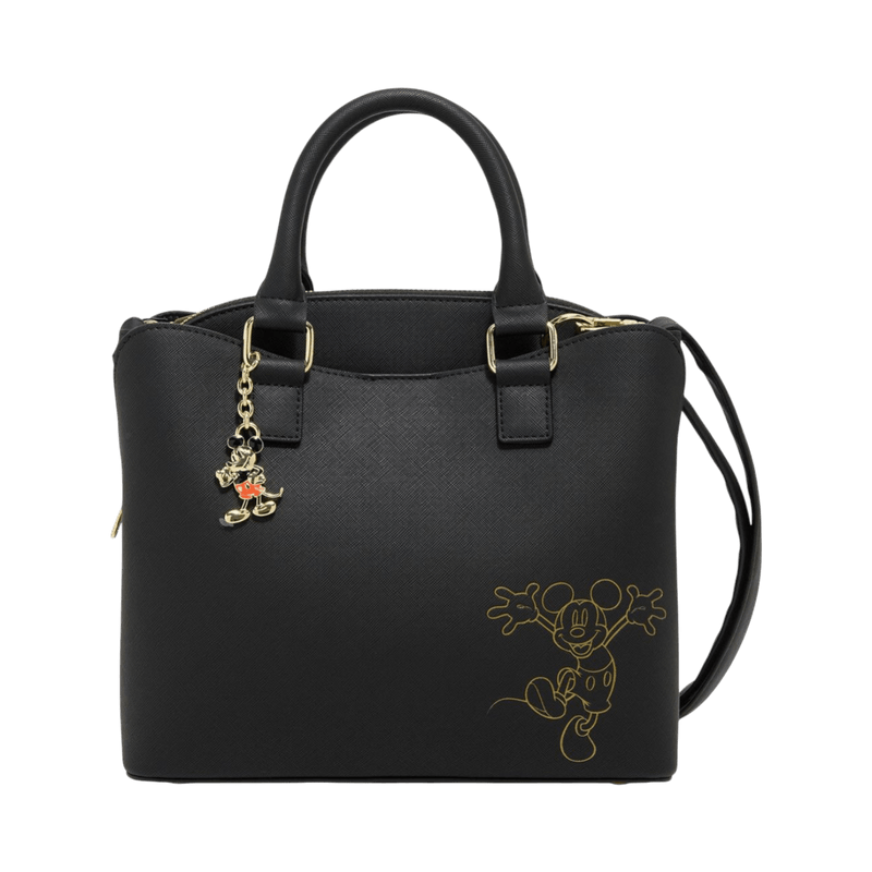 Mickey Mouse - Minimal Gold Foil Crossbody Bag Tote