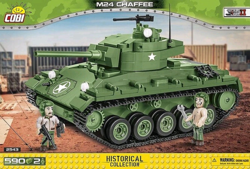 World War II - M24 Chaffee Tank 588 pieces