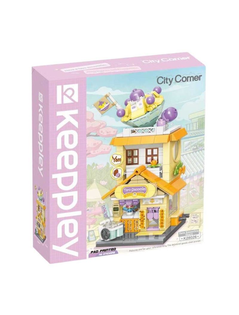 Keeppley: City Corner Kit - Taro Smoothie Shop