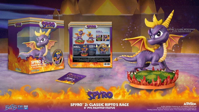 Spyro 2 - Classic Riptos Rage PVC Statue
