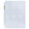 Ultra Pro 9 pkt Silver Series Page (Single)
