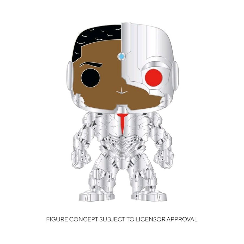 Cyborg - Cyborg 4in Pop! Enamel Pin