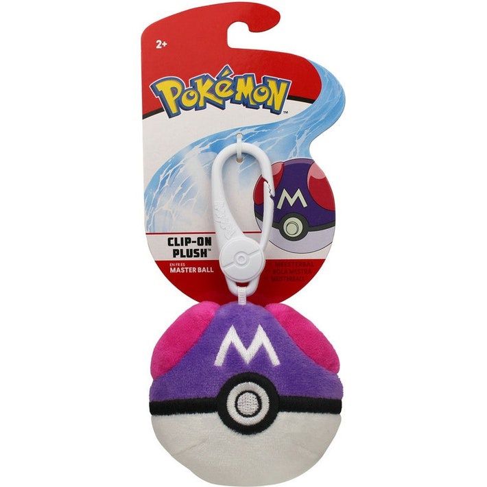 Pokemon - Master Ball Clip-On Plush