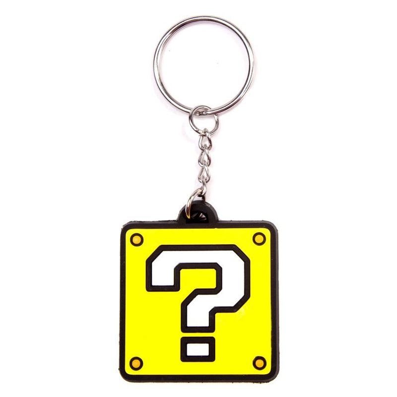 Nintendo - Question Mark Box Rubber 3D Keychain