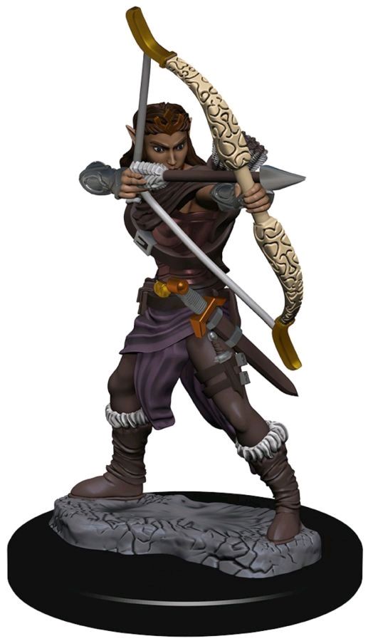 Dungeons & Dragons - Premium Female Elf Ranger Miniature