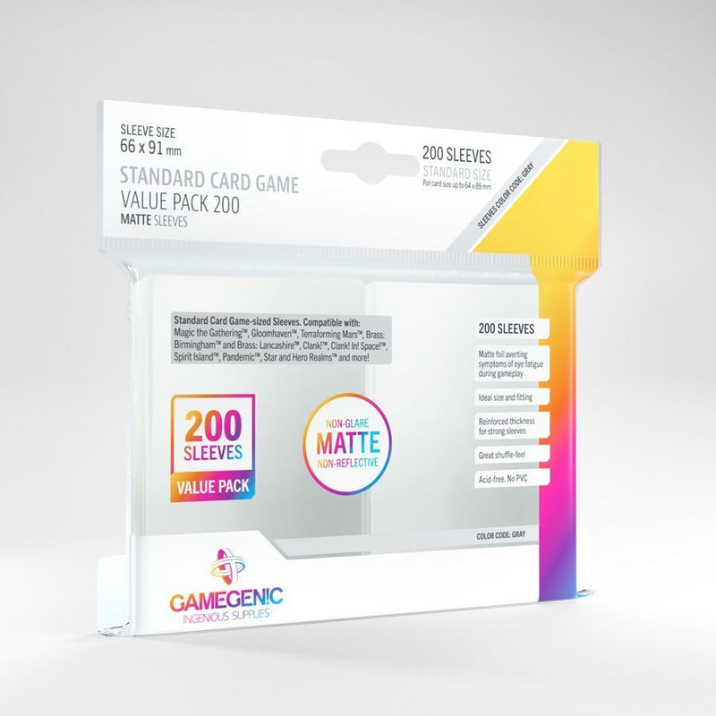 Gamegenic Matte Value Pack Standard 200