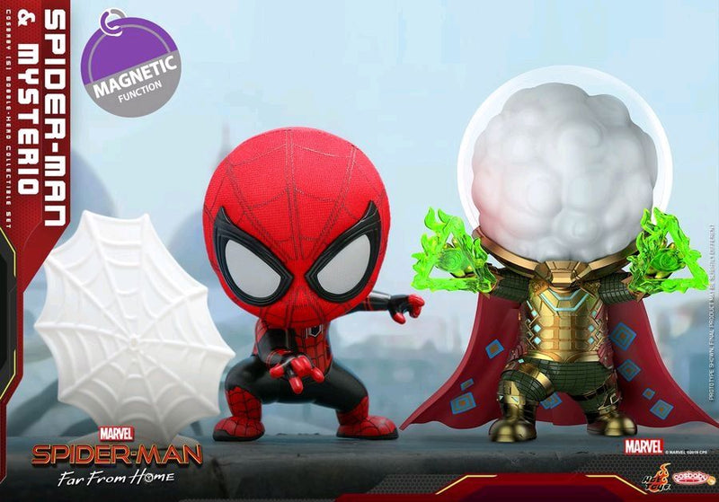 SpiderMan: FFH - SpiderMan & Mysterio Cosbaby Set