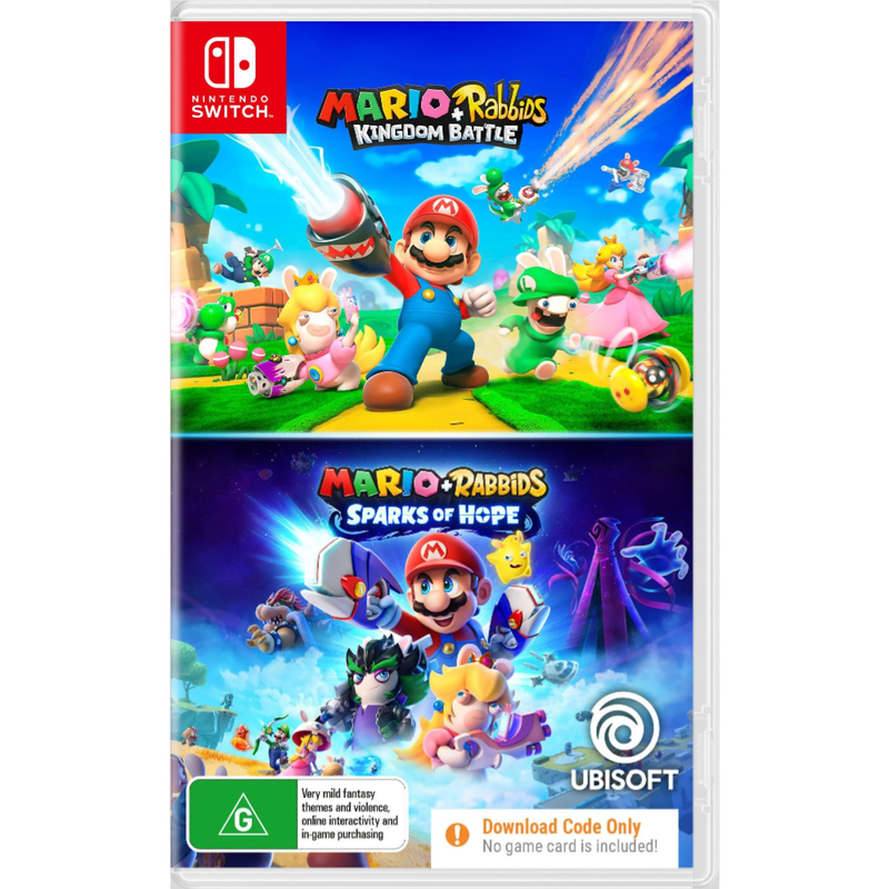 Mario + Rabbids Double Collection (Code in Box) (NSW)